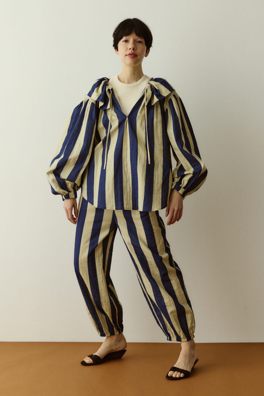 HeRIN.CYE「Stripe gauze  blouse」|シャツ・ブラウス|