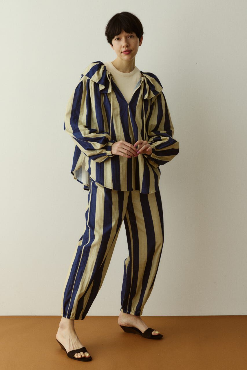 HeRIN.CYE「Stripe gauze  blouse」|シャツ・ブラウス|