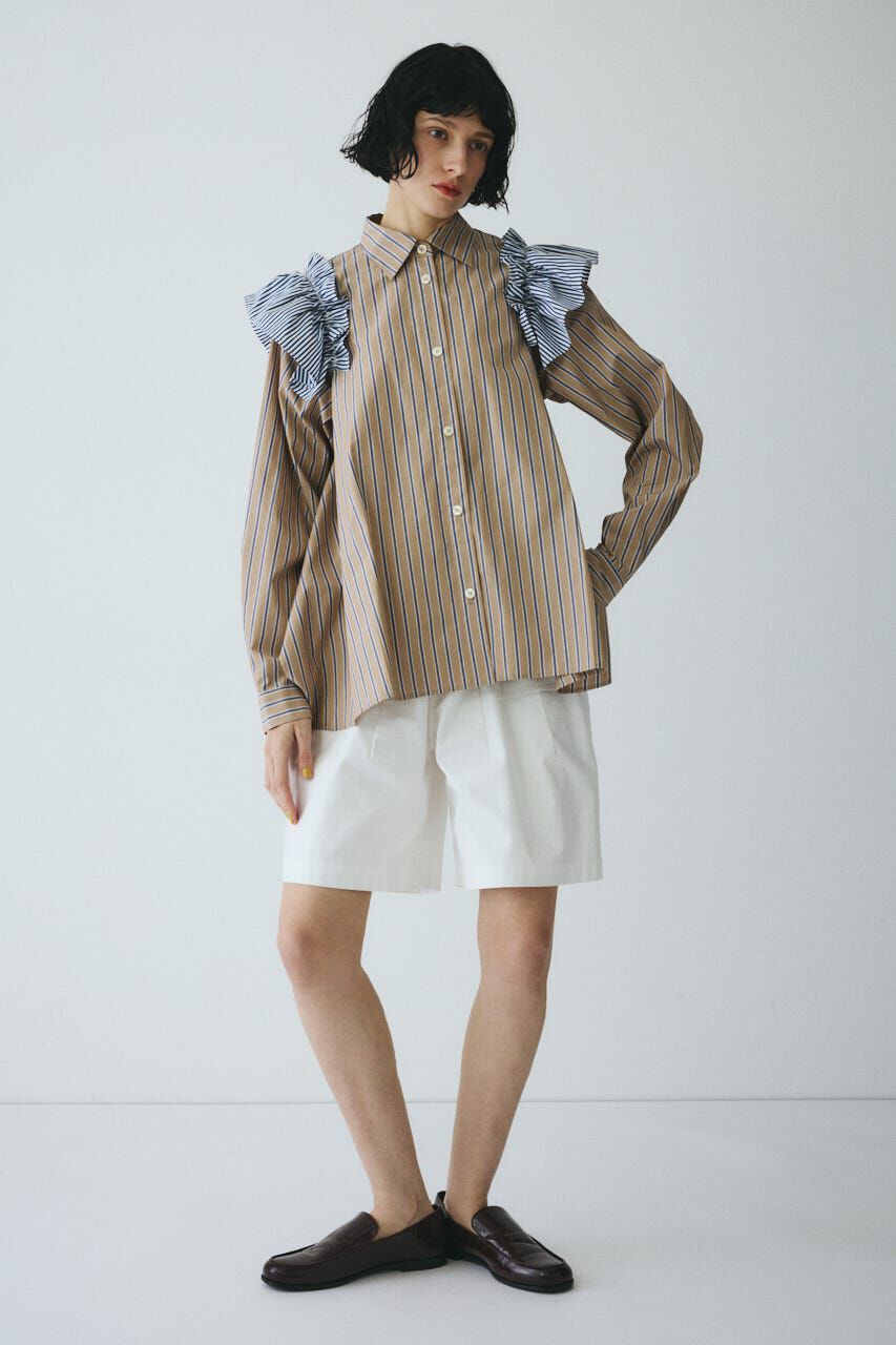 HeRIN.CYE「Frill sleeve shirt」|シャツ・ブラウス|