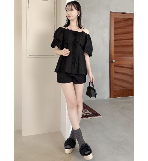 dazzlin「【SETUP】コンパクトジャカードショートパンツ※セットアップ対応」|その他|