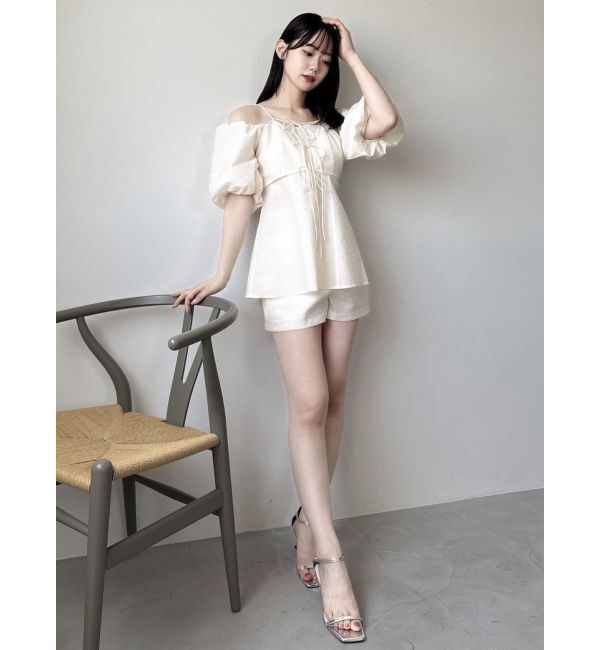 dazzlin「【SETUP】コンパクトジャカードショートパンツ※セットアップ対応」|その他|