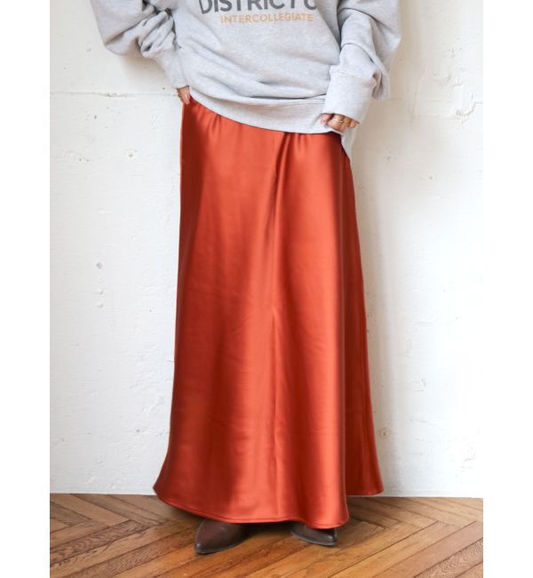 Ungrid「サテンフレアスカート」|スカート|