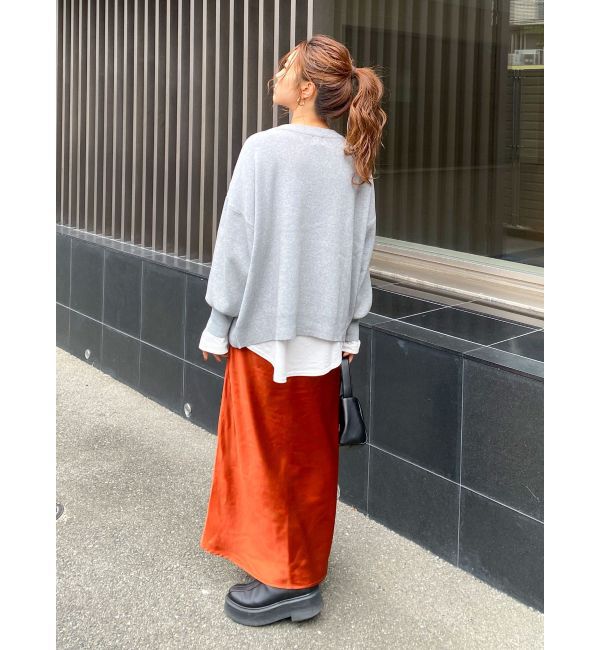 Ungrid「サテンフレアスカート」|スカート|