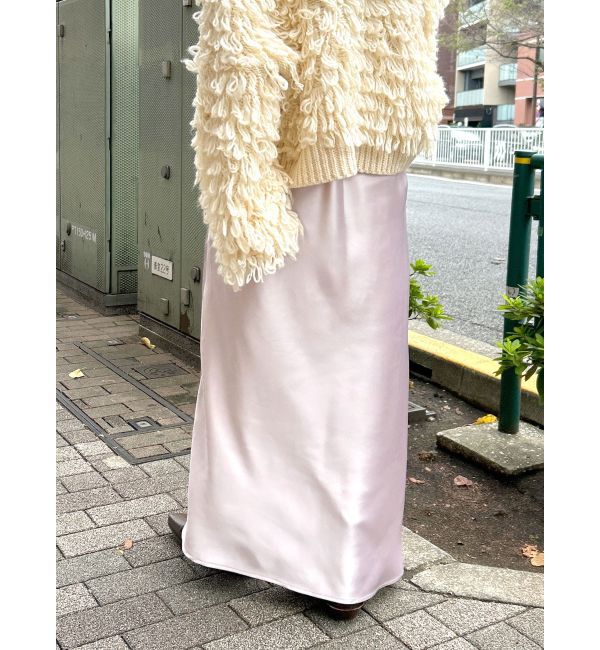 Ungrid「サテンフレアスカート」|スカート|