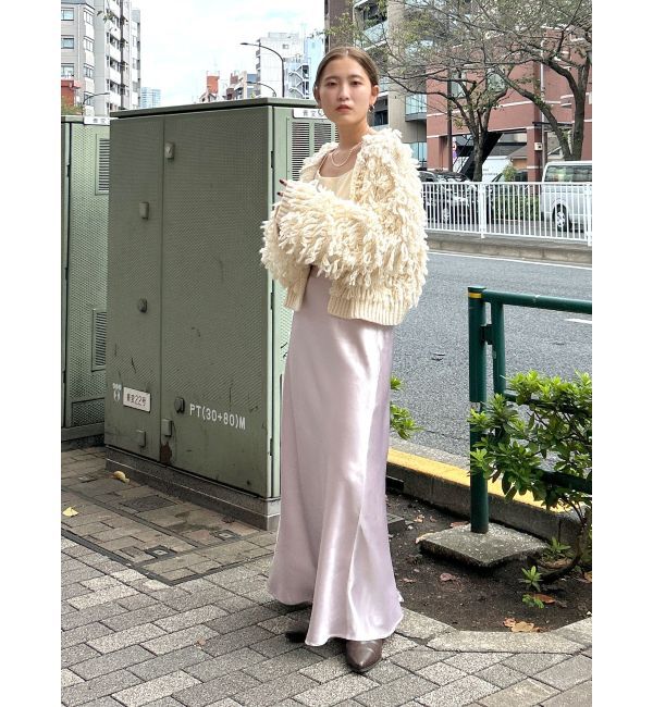 Ungrid「サテンフレアスカート」|スカート|