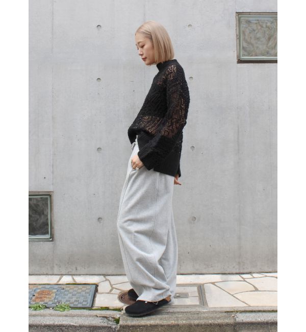 Ungrid「レーシー刺繍ルーズニット」|ニット・セーター|