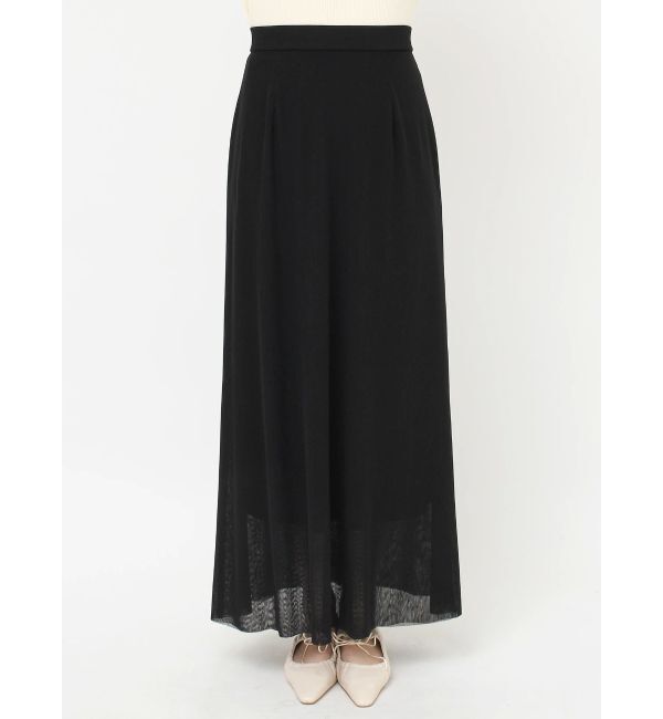 LAGUNAMOON「チュールメッシュナローフレアスカート」|スカート|