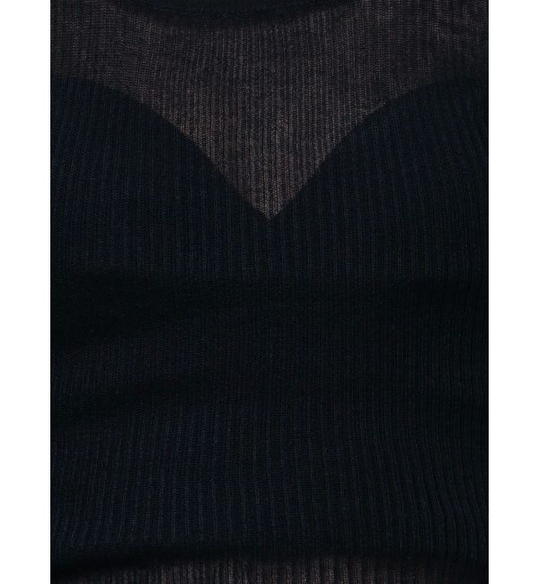 GYDA「チョーカー付きシアーニットトップス」|ニット・セーター|