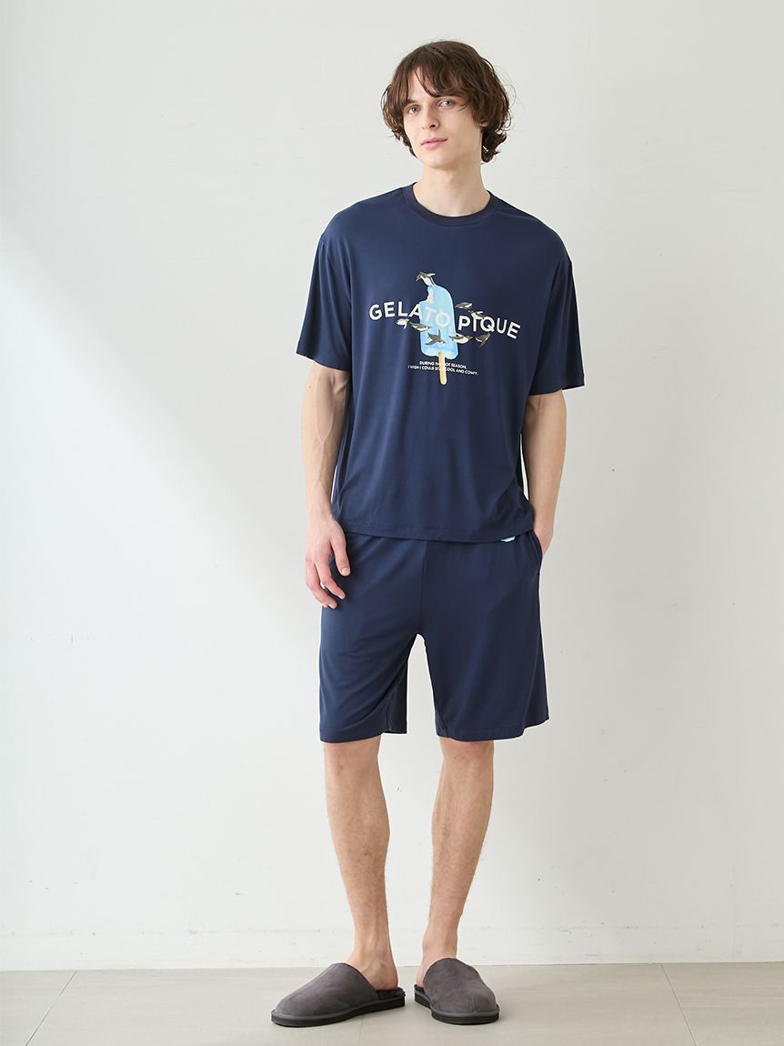 GELATO PIQUE HOMME「【HOMME】【接触冷感】アイスポップジャージーＴシャツ」|ルームウェア|