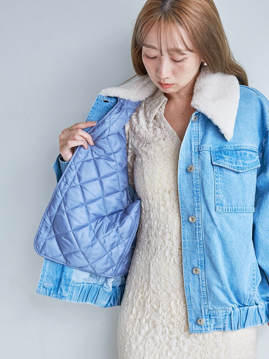 SNIDEL「ライナーブルゾン」|ブルゾン・スタジャン|