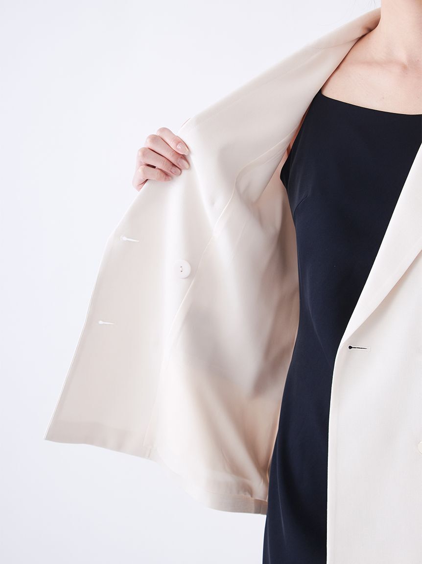 SNIDEL「【LUMISHADE】UVダブルジャケット」|テーラードジャケット|