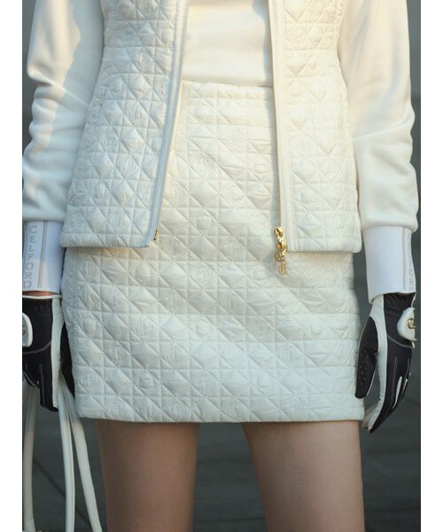 CELFORD「【CELFORD GOLF】　リバーシブル中綿スカート」|スカート|