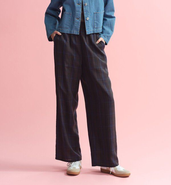 MACKINTOSH PHILOSOPHY「チェックイージーパンツ」|その他|ネイビー