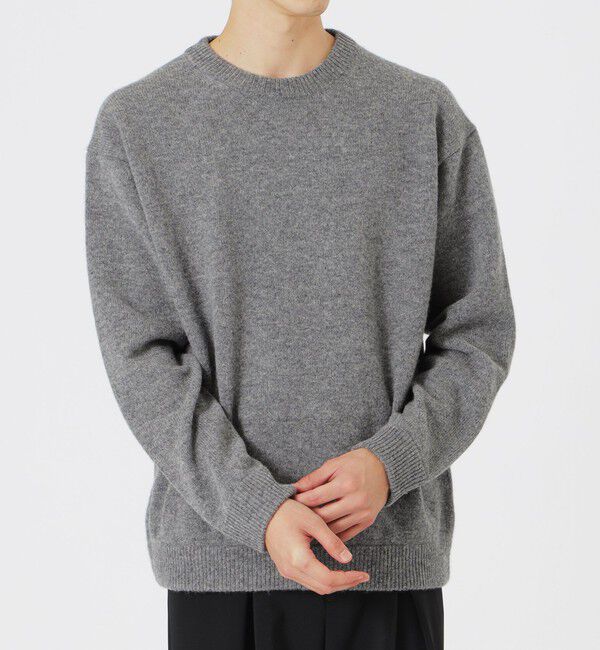  「【UNISEX】タスマニアラムウールニットプルオーバー」|ニット・セーター|