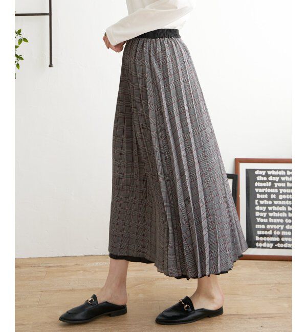 ikka「【2WAY】リバーシブルスウェード調スカート」|スカート|