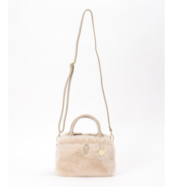 ikka「【雑誌InRed12月号掲載】エコファー2WAYミニショルダーバッグ」|その他|