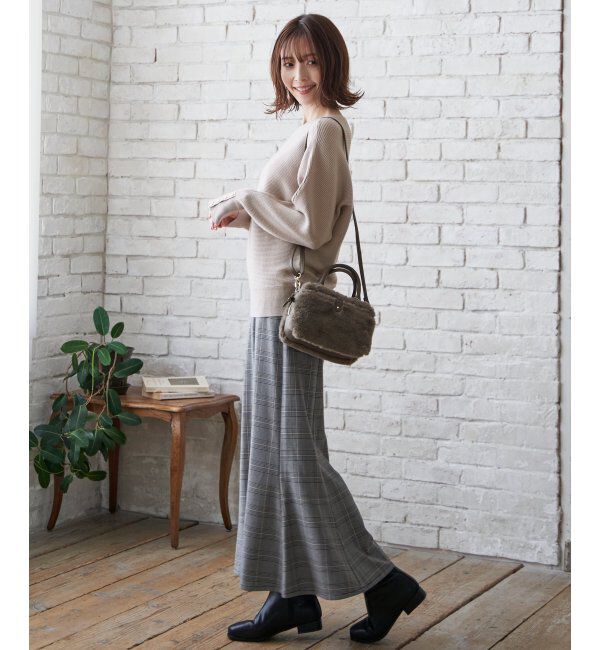 ikka「【雑誌InRed12月号掲載】エコファー2WAYミニショルダーバッグ」|その他|