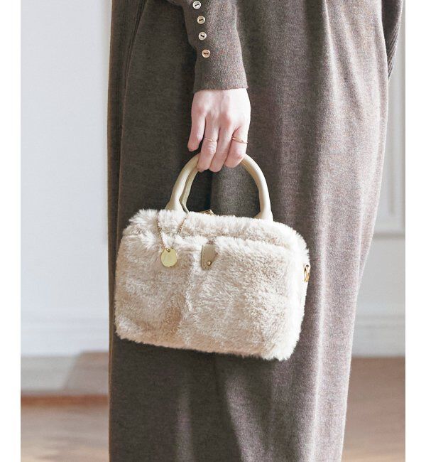 ikka「【雑誌InRed12月号掲載】エコファー2WAYミニショルダーバッグ」|その他|