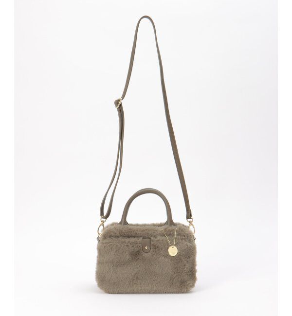 ikka「【雑誌InRed12月号掲載】エコファー2WAYミニショルダーバッグ」|その他|