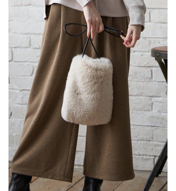 ikka「エコファーふわふわミニショルダーバッグ」|その他|