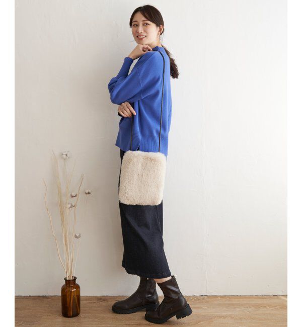 ikka「エコファーふわふわミニショルダーバッグ」|その他|