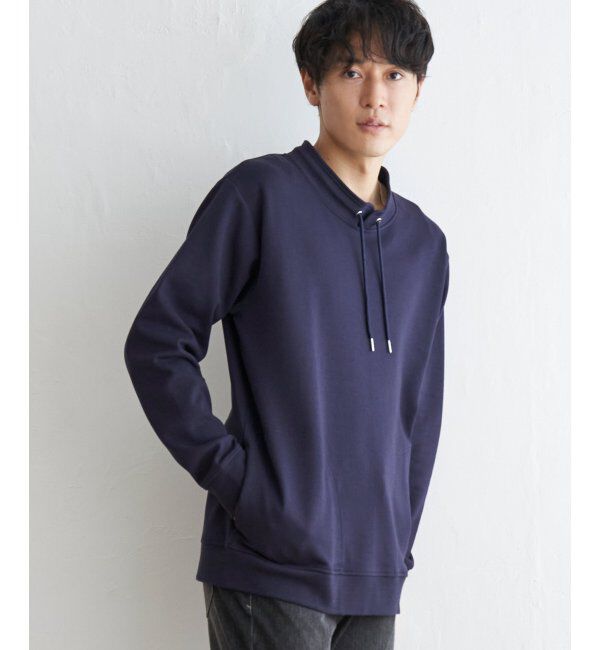 ikka「【抗菌防臭】セイケツダンボールルーイカラー」|パーカー|ネイビー