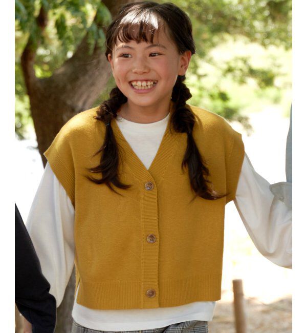 ikka kids「【2点セット／親子おそろい】3WAYニットベストセット（120~160cm）」|その他|