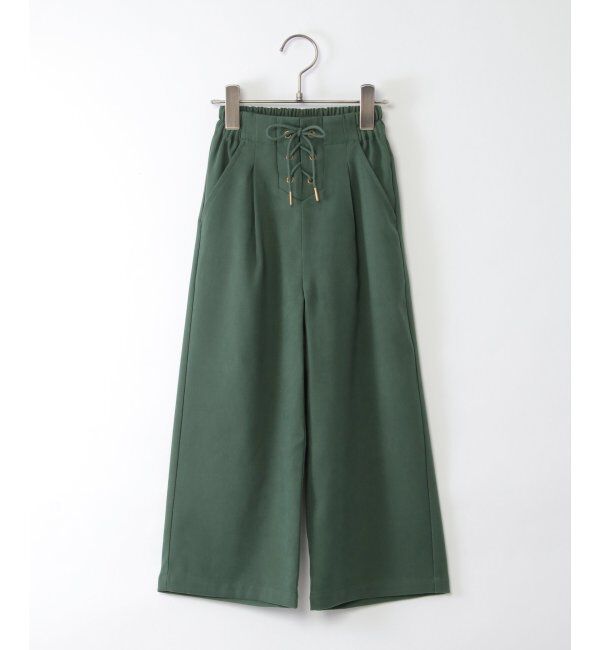 ikka kids「レースアップワイドパンツ（120~160cm）」|その他|