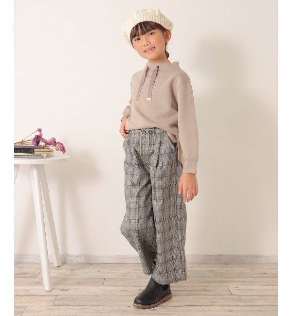 ikka kids「レースアップワイドパンツ（120~160cm）」|その他|