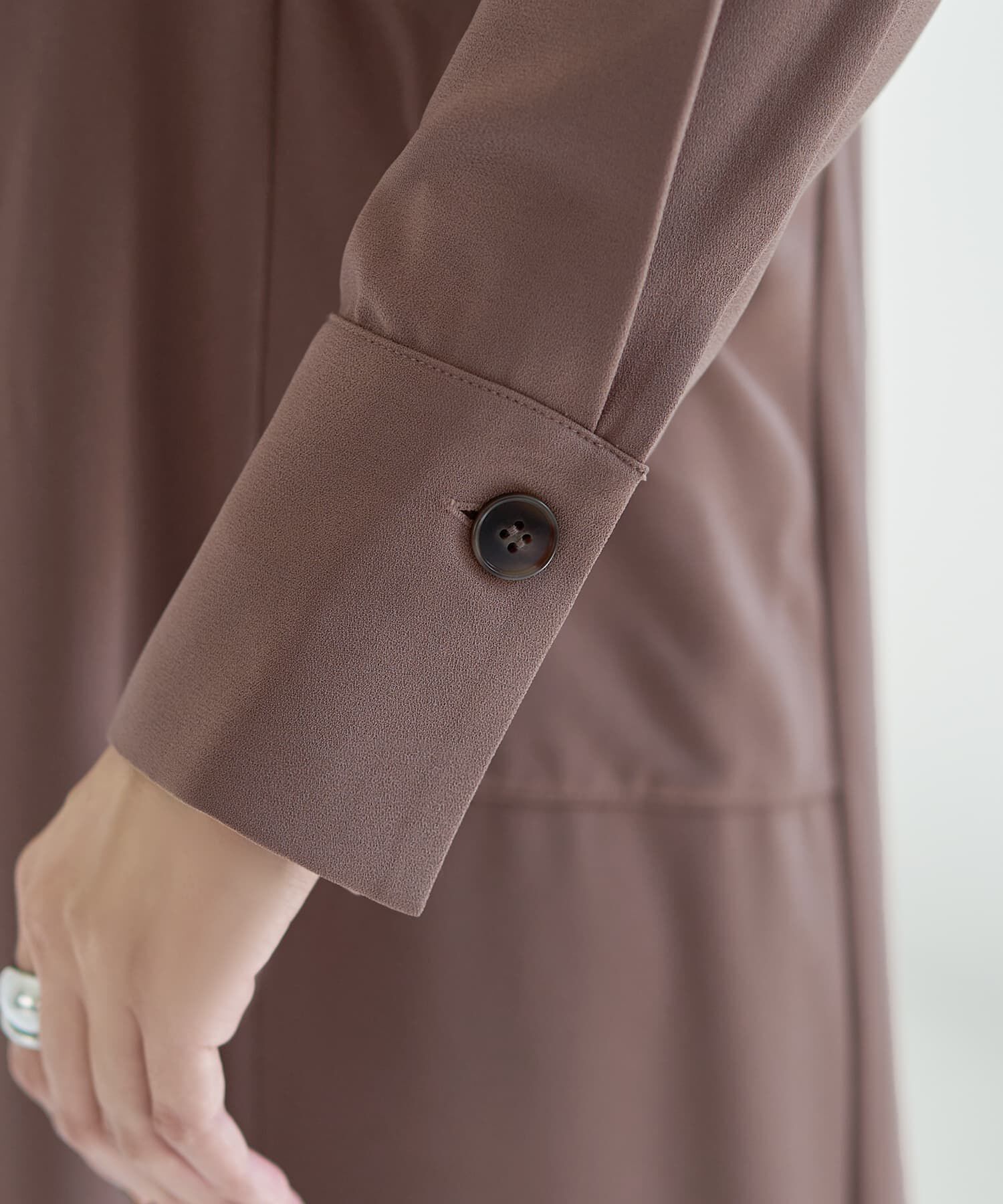 STYLE DELI「フロント２ボタンジョーゼットワンピース」|ワンピース|