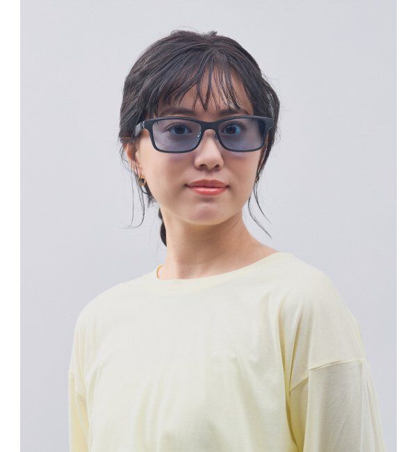  「SUNCUTGlasses/UV100%CUT サングラス レザー調 ラバーテンプル 紫外線対策 UV対策 UVカット ズレ落ち防止」|サングラス|