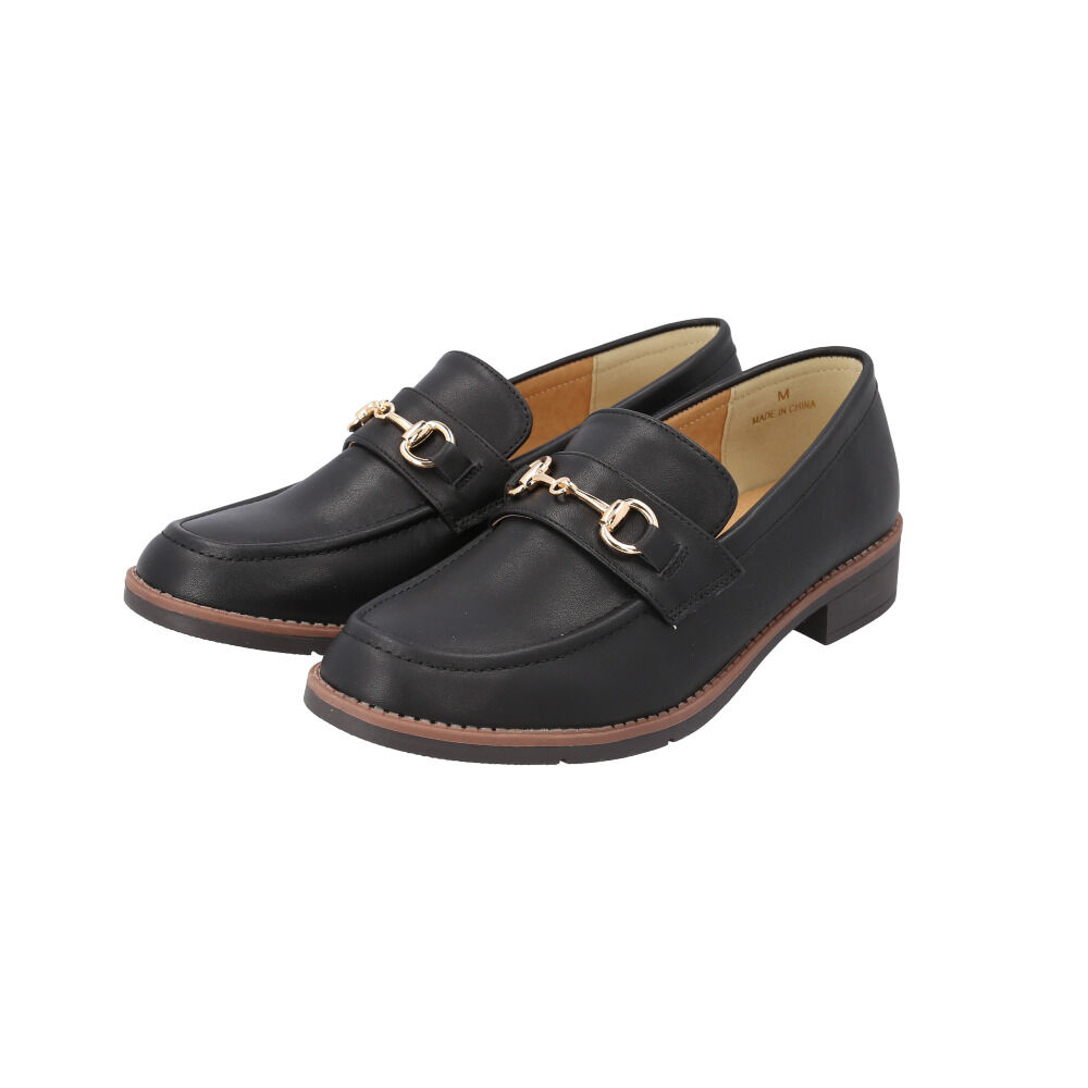 BACKYARD FAMILY「ハッシュドコーデ ローファー HC4418 通販 Hashed coorde ビットローファー」|スリッポン|ブラック1