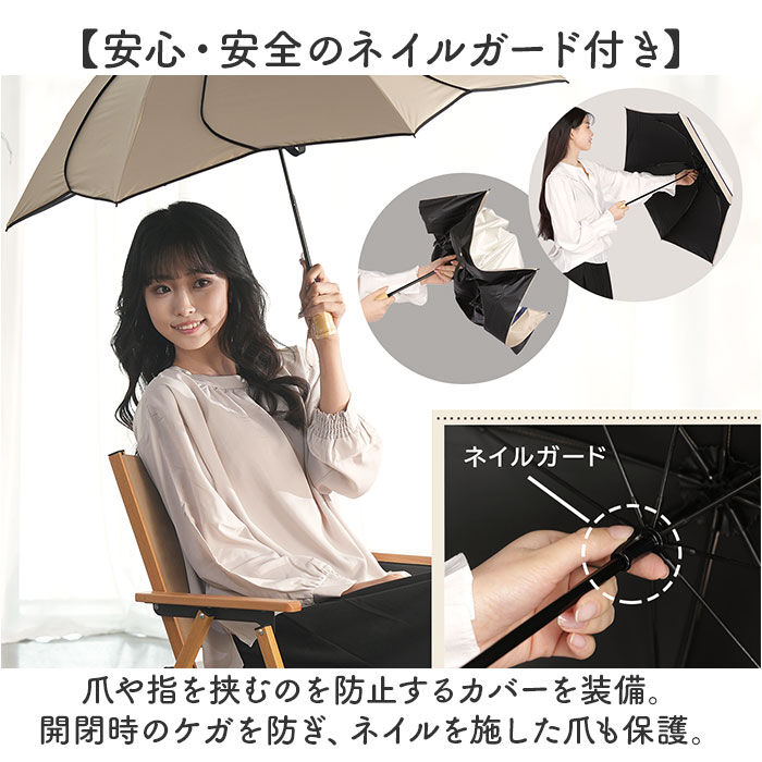 BACKYARD FAMILY「KIZAWA 日傘 UVカット 100 遮光 通販 花びら傘 折りたたみ日傘 折り畳み日傘」|傘|