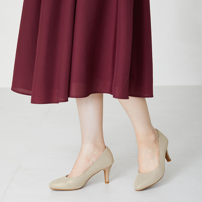 ORiental TRaffic「【跳べるパンプス/シリーズ累計１５０万足突破】ラウンドトゥヒール/R-3209 ヒール7cm」|パンプス|