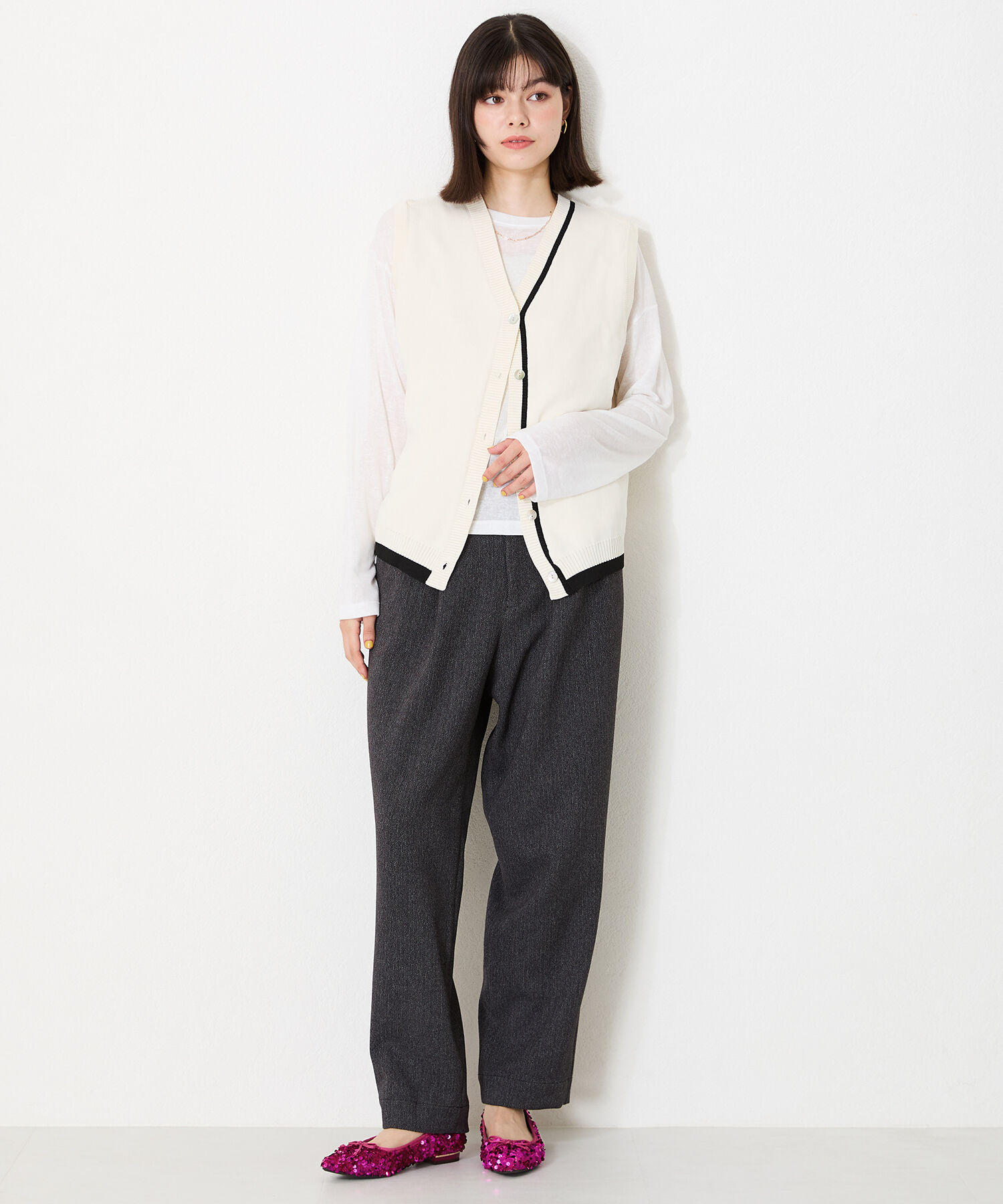 ORiental TRaffic「スパンコールバレエシューズ/41315」|パンプス|