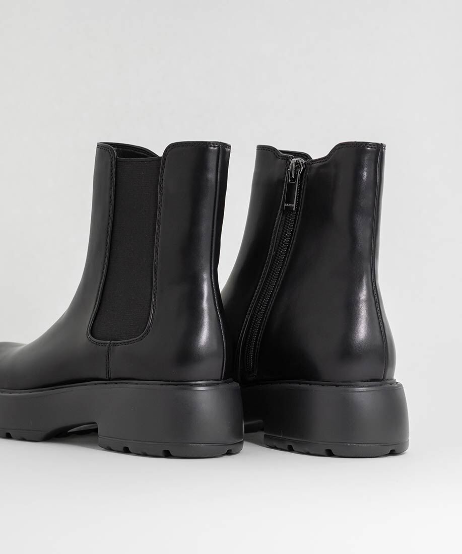  「ボリュームソールベーシックサイドゴアブーツ」|ショートブーツ|