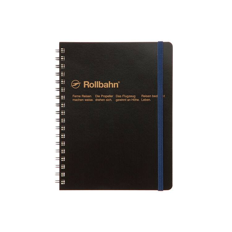 Rollbahn「ロルバーンポケット付メモL」|ステーショナリー|ブラック