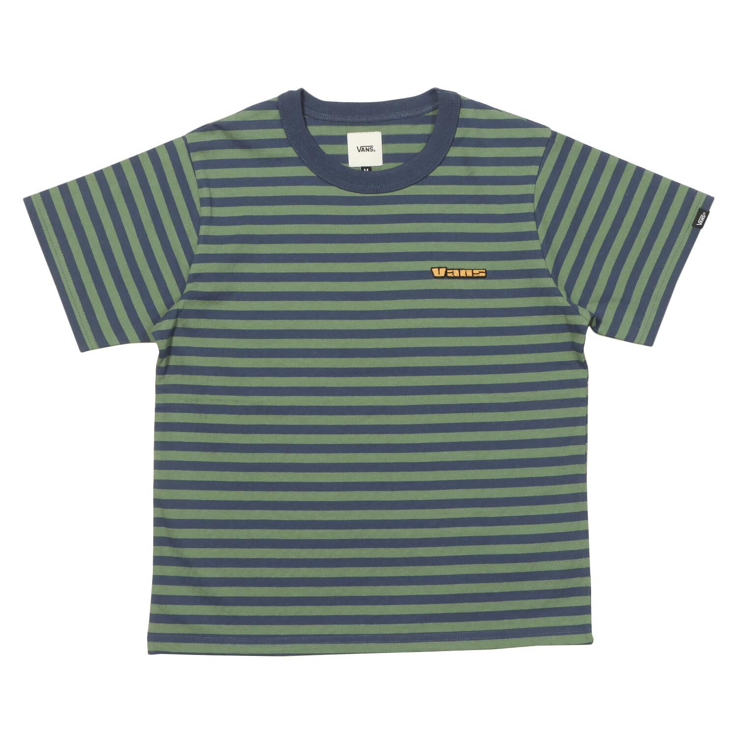 VANS「【VANSｱﾊﾟﾚﾙ(WJ)】W Border cropped TEE」|Tシャツ・カットソー|ブルー