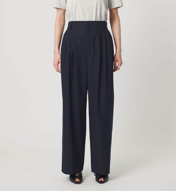 UNITED ARROWS「ツイル ダブルタック イージーパンツ」|チノ|