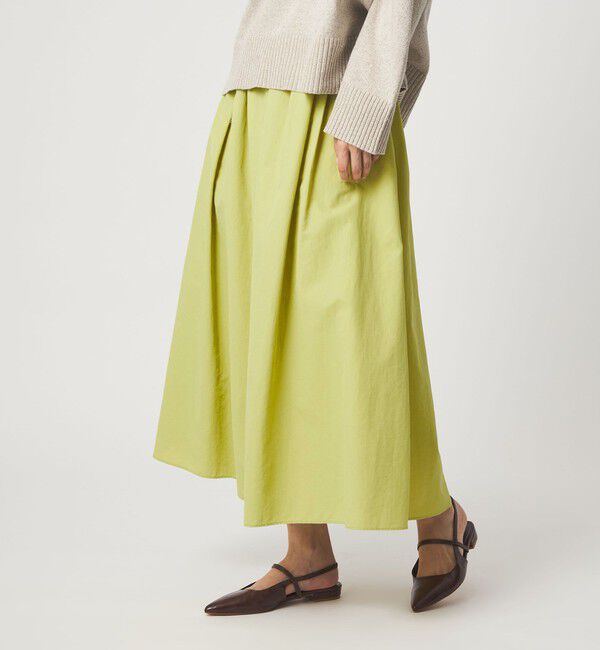 UNITED ARROWS green label relaxing「タック フレア スカート 2」|フレア|