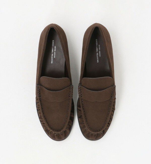UNITED ARROWS green label relaxing「ギャザー ローファー」|その他|