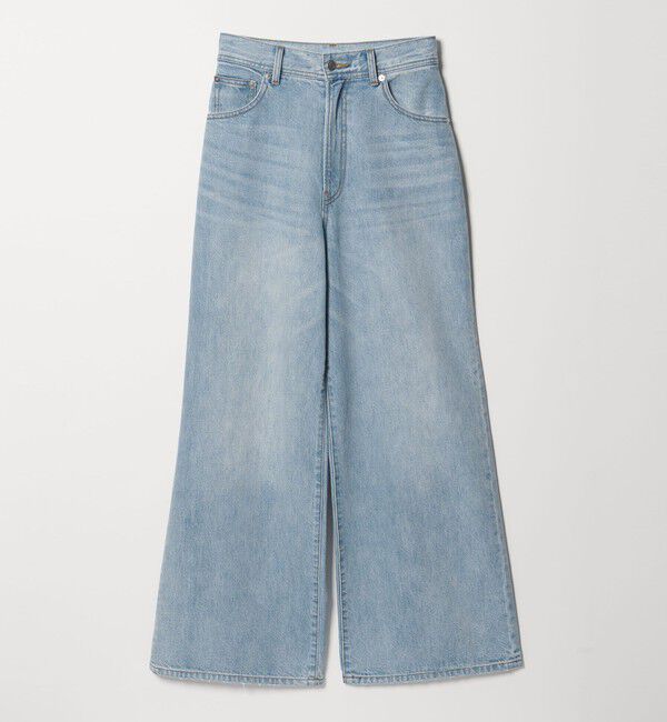 EMMEL REFINES「＜EMMEL REFINES＞EM ハイウエスト ワイド デニム」|チノ|