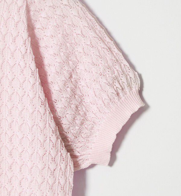 EMMEL REFINES「＜EMMEL REFINES＞EM HW スカシアミ ショートスリーブ ニット」|ニット・セーター|