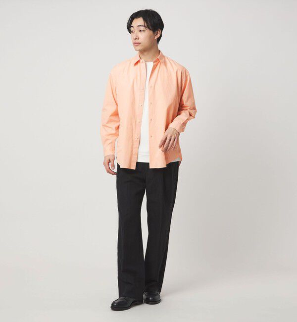 UNITED ARROWS green label relaxing「コットン ブロード ガーメントダイ レギュラーカラー 長袖 シャツ」|シャツ・ブラウス|