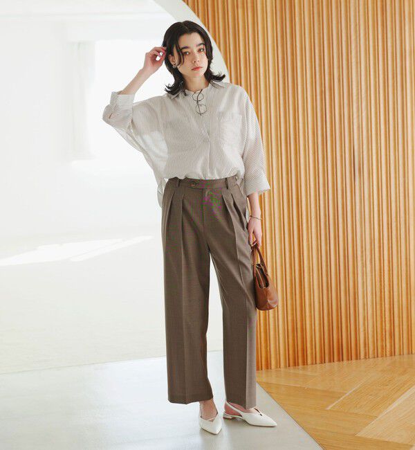 UNITED ARROWS green label relaxing「カールマイヤー スキッパー ポケット シャツ マシンウォッシャブル 通気性」|シャツ・ブラウス|