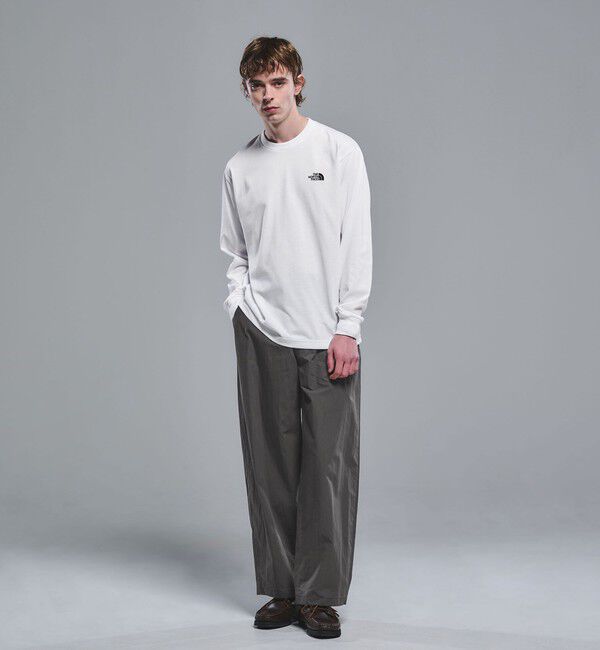 UNITED ARROWS green label relaxing「＜THE NORTH FACE＞バック スクエアロゴ ロングスリーブ 長袖 Tシャツ」|Tシャツ・カットソー|