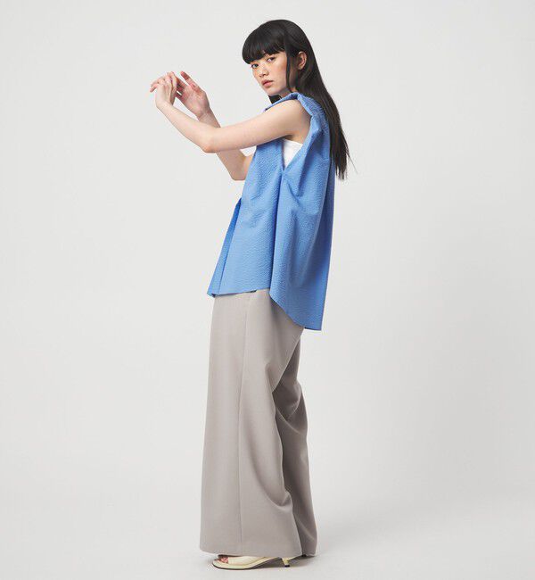 EMMEL REFINES「＜EMMEL REFINES＞EM ワンダーウェーブ フロントタック ブラウス」|シャツ・ブラウス|