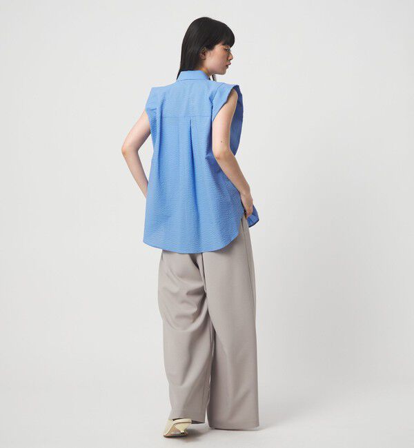 EMMEL REFINES「＜EMMEL REFINES＞EM ワンダーウェーブ フロントタック ブラウス」|シャツ・ブラウス|