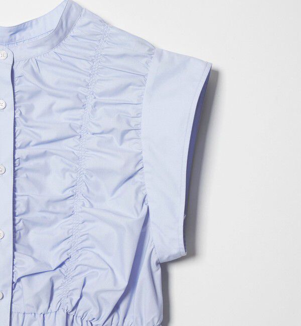 EMMEL REFINES「＜EMMEL REFINES＞EM シャーリング フレア ブラウス」|シャツ・ブラウス|