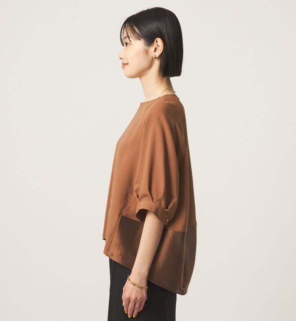 UNITED ARROWS green label relaxing「［size SHORTあり］fleurie(フルリー) フォルム ショートスリーブ ブラウス」|シャツ・ブラウス|